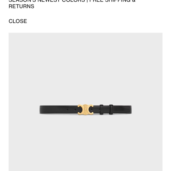 Celine Medium Triomphe Belt 75 - Picture 1 of 11